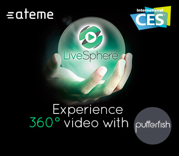 LiveSphere & Pufferfish 
at CES 2015, Las Vegas, USA